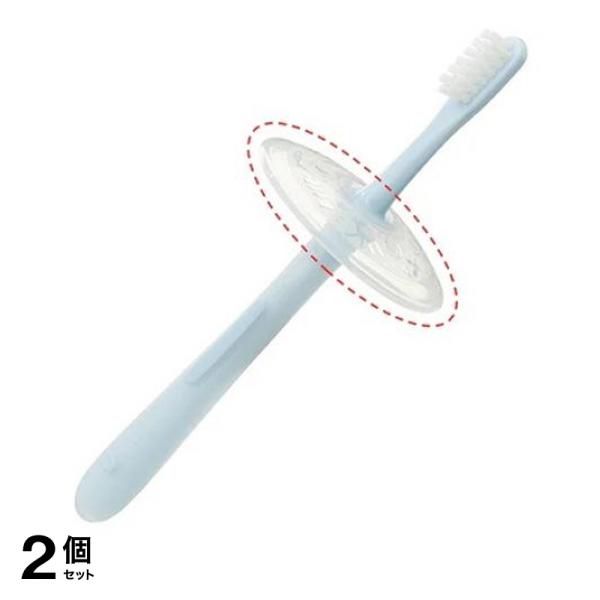 他サイト： 2個セット クーポン有 ピジョン(Pigeon) 乳歯ブラシ 安全プレート 1個入(定形外郵便での配送)の商品画像