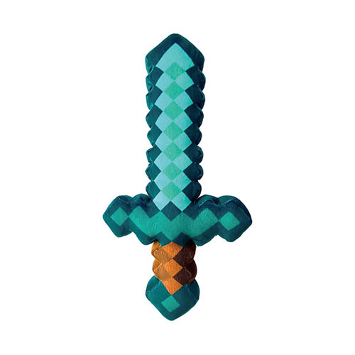 他サイト： マインクラフト Minecraft ダイヤモンド剣のクッション シリーズ2 ぬいぐるみ 【国内正規流通品 マイクラ 武器 ソードの商品画像