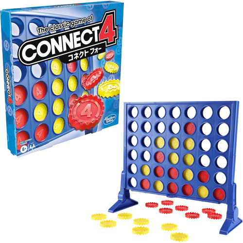 他サイト： コネクト フォー (日本語版) ボードゲーム A5640 【国内正規流通品 CONNECT4 テーブルゲーム 四目並べ 知育玩具の商品画像