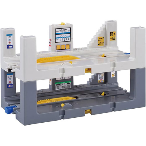 他サイト： プラレール J-25 オートで相互発車!たてよこ駅 【線路 情景部品 電車 鉄道玩具グッズ 雑貨 誕生日 クリスマス プレゼントの商品画像