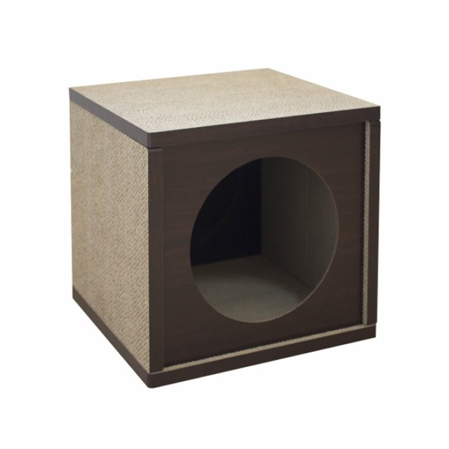 他サイト： HappyDays キャットハウス P-0724190756386 エスプレッソ ペットプロジャパン 猫用 爪とぎの商品画像