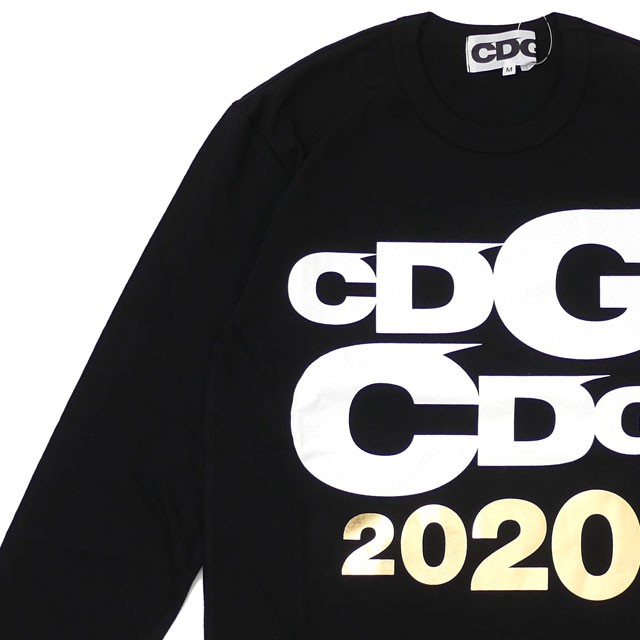 新品 コムデギャルソン Cdg Comme Des Garcons Logo L S T Shirt 長袖tシャツ Black ブラック 黒 Topsの通販はau Pay マーケット クリフエッジ