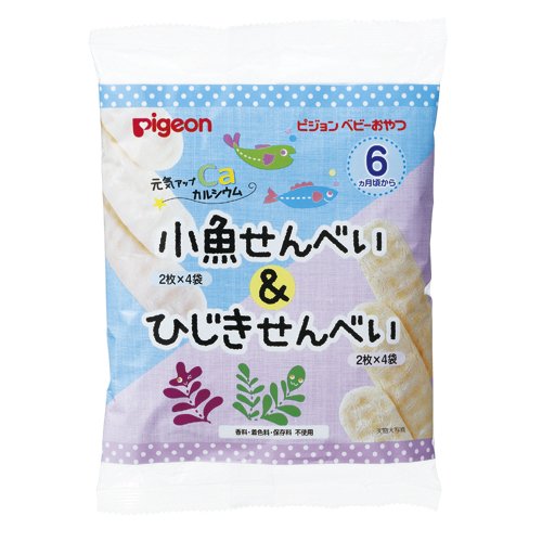 他サイト： P元気アップC 小魚せんべい&ひじきせんべい  【ピジョン】の商品画像