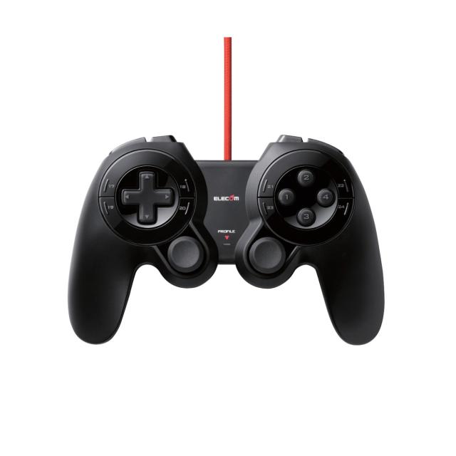 他サイト： USBゲームパッド/24ボタン/MMOゲーミング/DUXシリーズ/ブラック / エレコム株式会社の商品画像