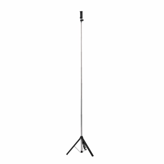 他サイト： スマートフォン用三脚/ロングタイプ/最大1600mm/アクセサリーシュー付/ブラック / エレコム株式会社の商品画像