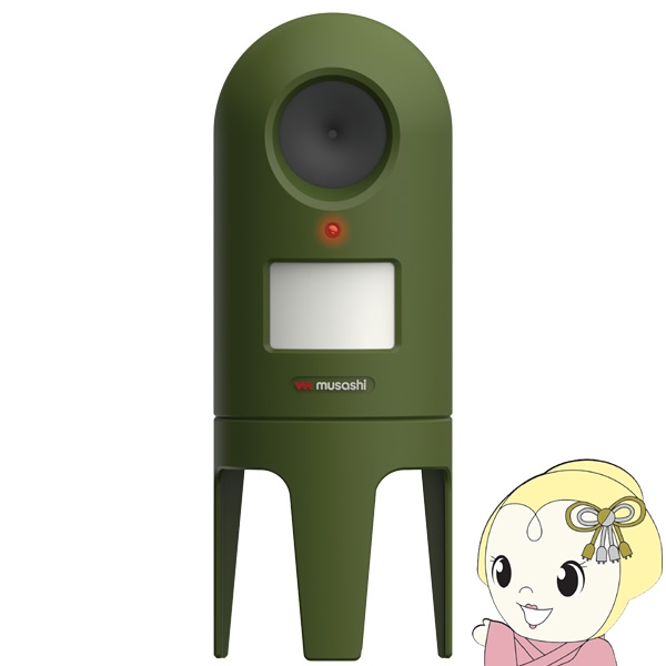 他サイト： ムサシ 超音波猫よけ 猫しっし REP-600の商品画像