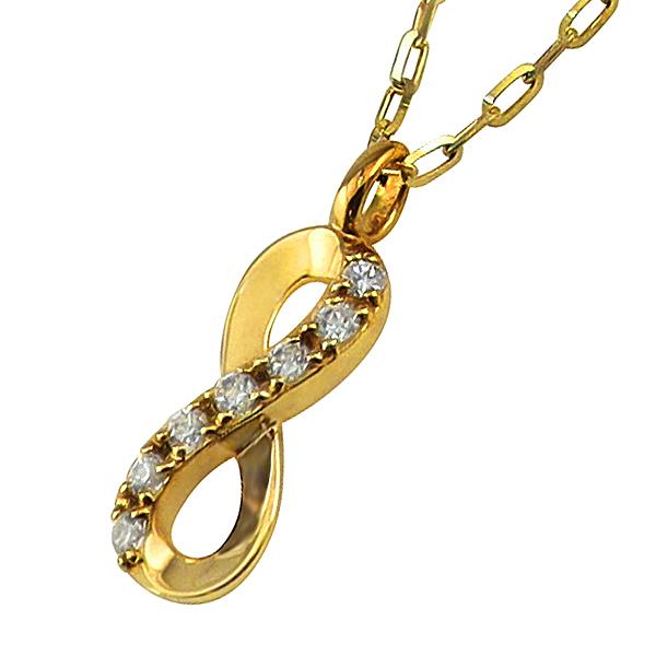 メンズネックレス ゴールド 無限 インフィニティ ダイヤモンド ペンダント 18金 K18 クリスマス バレンタインデー 送料無料の通販はau Pay マーケット ジュエリーアイ