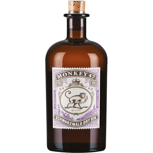 他サイト： ジン モンキー47 シュヴァルツヴァルド ドライジン 500ml 47度 スピリッツ ドイツ ギフト プレゼント(4221327の商品画像