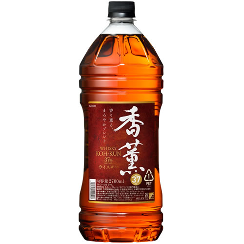 他サイト： ウイスキー 香薫 2700ml 37度 2.7L 合同酒精 オエノン ブレンデッドウイスキー【6個まで1個口配送可能】ギフト プの商品画像