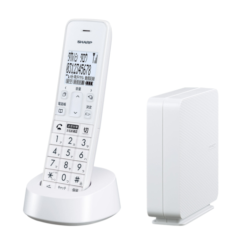 他サイト： 【長期保証付】シャープ(SHARP) JD-SF3CL-W ホワイト系 電話機 子機1台の商品画像