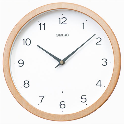 他サイト： セイコー(SEIKO) KX267B(天然色木地塗装) 電波掛け時計の商品画像