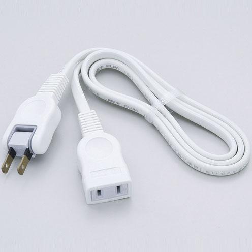 他サイト： エルパ(ELPA) 延長コード 1m W-1511NB-W(ホワイト)の商品画像