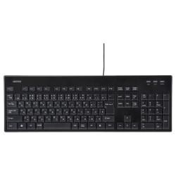 他サイト： バッファロー(BUFFALO) BSKBU12BK ブラック USB接続 有線スタンダードキーボード 丸洗い対応モデルの商品画像