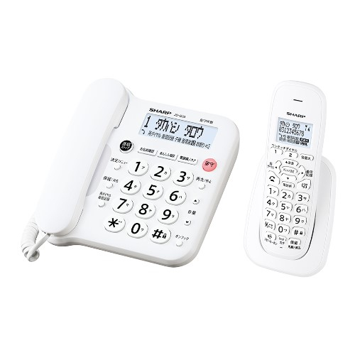 他サイト： シャープ(SHARP) JD-G33CL(ホワイト系) 電話機 子機1台タイプの商品画像