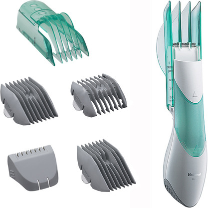 他サイト： パナソニック(Panasonic) ER511P-G 緑 カットモード 毛くず吸引機能付の商品画像