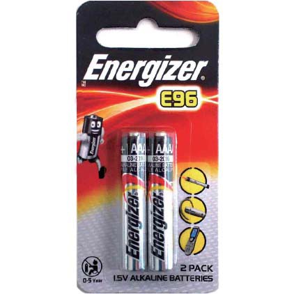 他サイト： エナジャイザー(Energizer) E96-B2 アルカリ乾電池 単6形 2個の商品画像