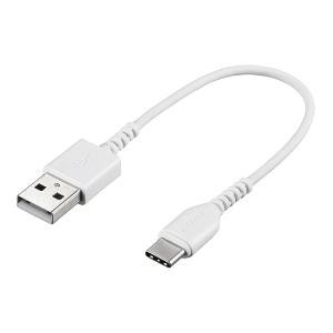 他サイト： バッファロー(BUFFALO) BSMPCAC101WHホワイト Type-Cケーブル A-C 0.1mの商品画像