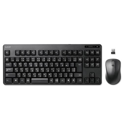 他サイト： エレコム(ELECOM) TK-FDM105MBK ブラック 無線キーボード&マウス 92キー 日本語配列の商品画像