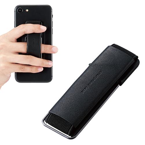 他サイト： エレコム(ELECOM) P-STBLSBK ブラック スマホバンド スタンドの商品画像