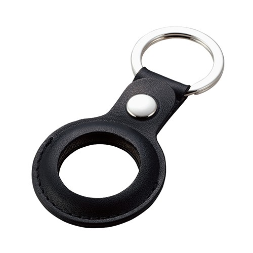 他サイト： エレコム(ELECOM) AT-LBKBK(ブラック) AirTag用ケース キーホルダーの商品画像