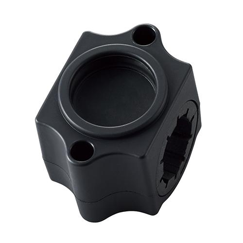 他サイト： エレコム(ELECOM) AT-CYCPCBK ブラック AirTag用 自転車ホルダー ハンドル取付の商品画像