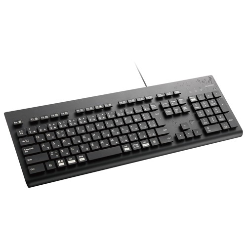 他サイト： エレコム(ELECOM) TK-WS01UMKBK(ブラック) キーボード 有線 USB-A 洗える(IPX5) メンブレンの商品画像