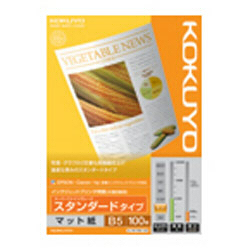 他サイト： コクヨ(KOKUYO) KJ-M17B5-100 マット紙 B5 100枚 スタンダードタイプの商品画像