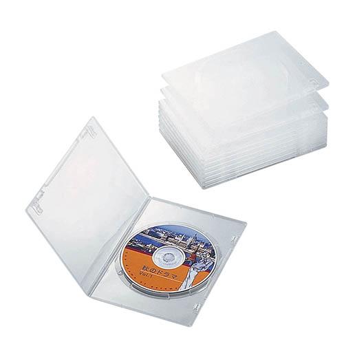 他サイト： エレコム(ELECOM) CCD-DVDS03CR(クリア) スリムトールケース 1枚収納の商品画像