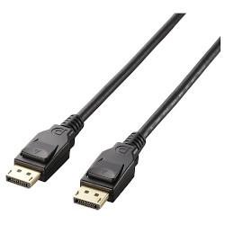他サイト： エレコム(ELECOM) CAC-DP1215BK(ブラック) DisplayPort TMケーブル 1.5mの商品画像