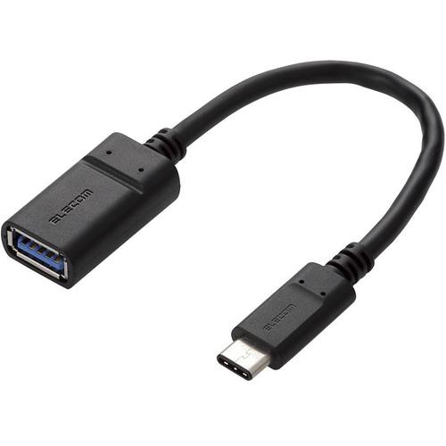 他サイト： エレコム(ELECOM) USB3-AFCM01NBK USB3.1ケーブル(Type-C-Standard-A)の商品画像