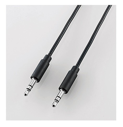 他サイト： エレコム(ELECOM) DH-MMRN05(ブラック) DH-MMRNシリーズ AUDIOケーブル 0.5mの商品画像