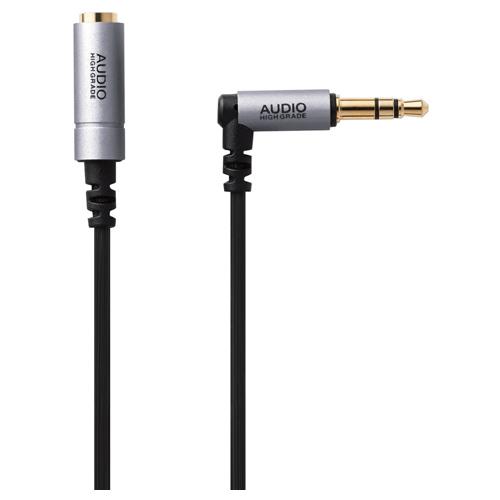 他サイト： エレコム(ELECOM) EHP-35ELN30SV シルバー ヘッドホン・イヤホン用延長コード 耐ノイズモデル 3mの商品画像
