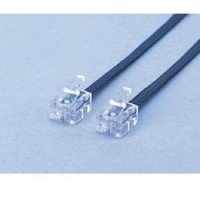 他サイト： エレコム(ELECOM) MJ-3BK(ブラック) スリムモジュラケーブル 3mの商品画像