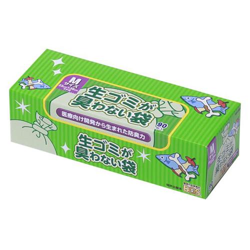 他サイト： クリロン化成 BOS 生ゴミ用 臭わない袋 Mサイズ 90枚 容量目安5L 消臭袋の商品画像