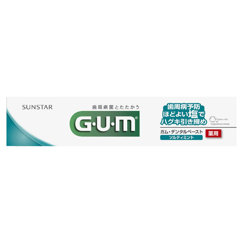 他サイト： サンスター(sunstar) GUM(ガム) 薬用 デンタルペースト ソルティミント 150gの商品画像