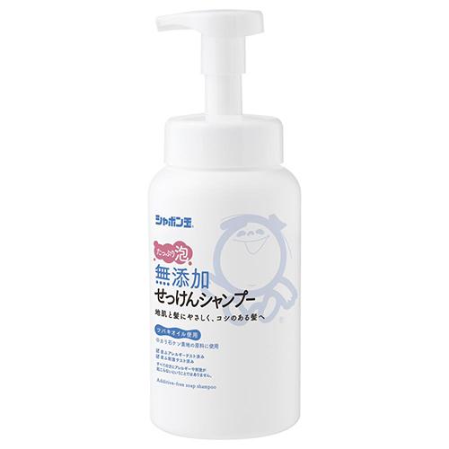 他サイト： シャボン玉石けん シャボン玉せっけん 無添加せっけんシャンプー 泡タイプ 本体 520mLの商品画像