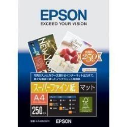他サイト： エプソン(EPSON) KA4250SFR スーパーファイン紙 A4 250枚の商品画像