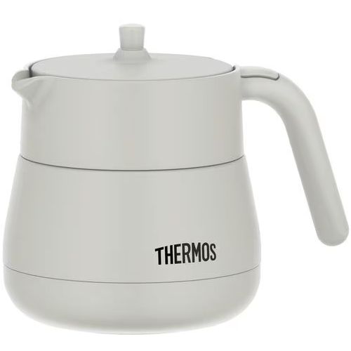 他サイト： サーモス(THERMOS) TTE-450-LGY ライトグレー 真空断熱ティーポット 450mlの商品画像