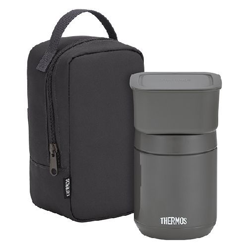 他サイト： サーモス(THERMOS) JEE-800-DGY(ダークグレー) 真空断熱スープランチセットの商品画像