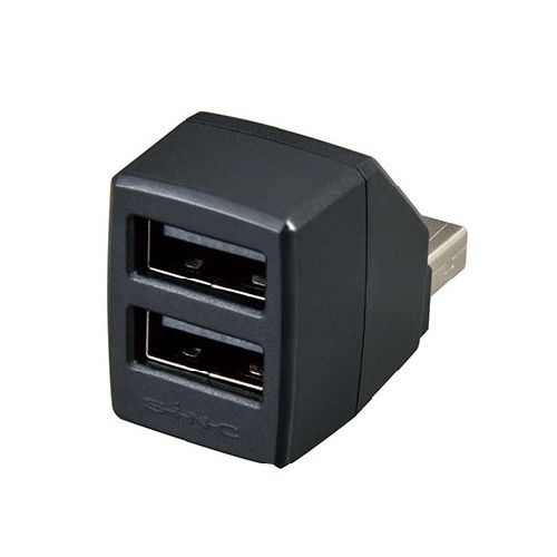 他サイト： セイワ F321 ブラック 2USBコネクターの商品画像
