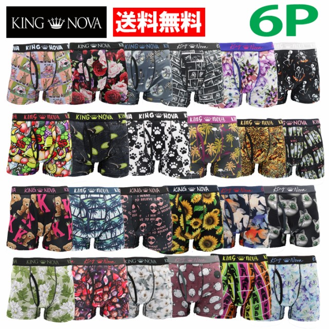 【6P】KING NOVAキングノバメンズボクサーパンツ...