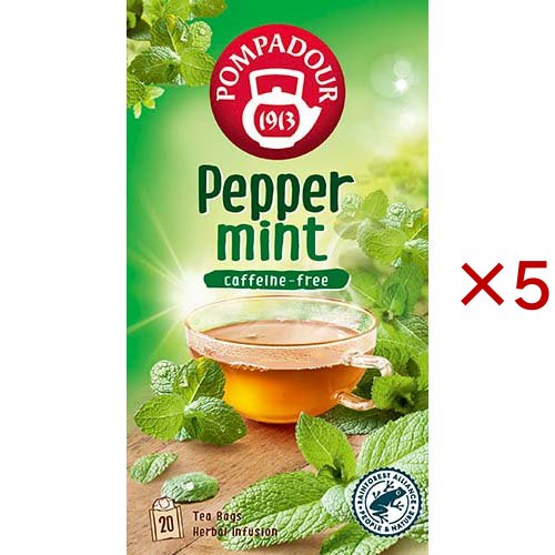 他サイト： ポンパドール ペパーミントリーフ(20袋入×5セット(1袋2.25g))[ミントティー]の商品画像