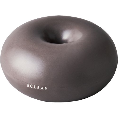 他サイト： エレコム バランスボール 45cm ドーナツ型 グレー HCF-BBDMGY(1個)[エクササイズボール]の商品画像