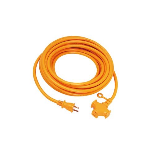 他サイト： KOWA スーパーソフト デカ太延長コード KM20-10 15A 10m 3口 屋内型 日本製 オレンジ(1個)[情報家電 その商品画像