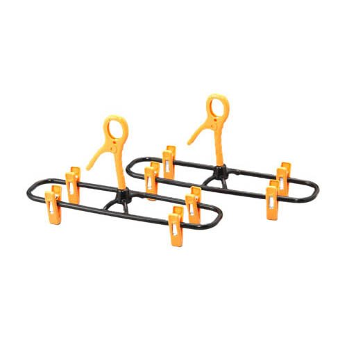 他サイト： ジーパンハンガー ブラック/オレンジ GP-36(2本入)[ハンガー]の商品画像