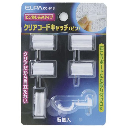 他サイト： クリアーコードキャッチ ピン(5個入)[日用品 その他]の商品画像