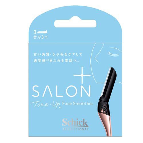 他サイト： シック ハイドロシルク サロンプラス フェイススムーサー 替刃(3個入)[シェービング用品その他]の商品画像