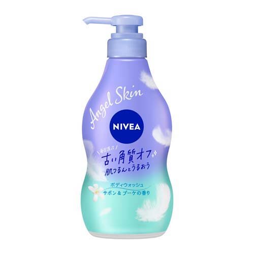 他サイト： ニベア エンジェルスキン ボディウォッシュ サボン&ブーケの香り ポンプ(480ml)[ボディソープ]の商品画像