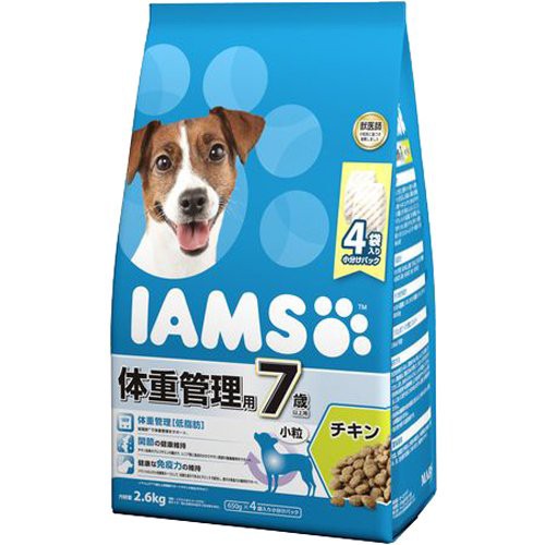 他サイト： アイムス 7歳以上用 体重管理用 チキン 小粒(2.6kg)[ドッグフード(ドライフード)]の商品画像