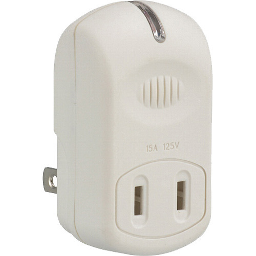 他サイト： 強力雷ガードタップ 1個口 白 HS-TM1MK3PBT-W(1個)[OA商品]の商品画像